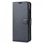 Book Case with Strap Black For Huawei P smart 2021 PPA-LX1 Slim Fit Look